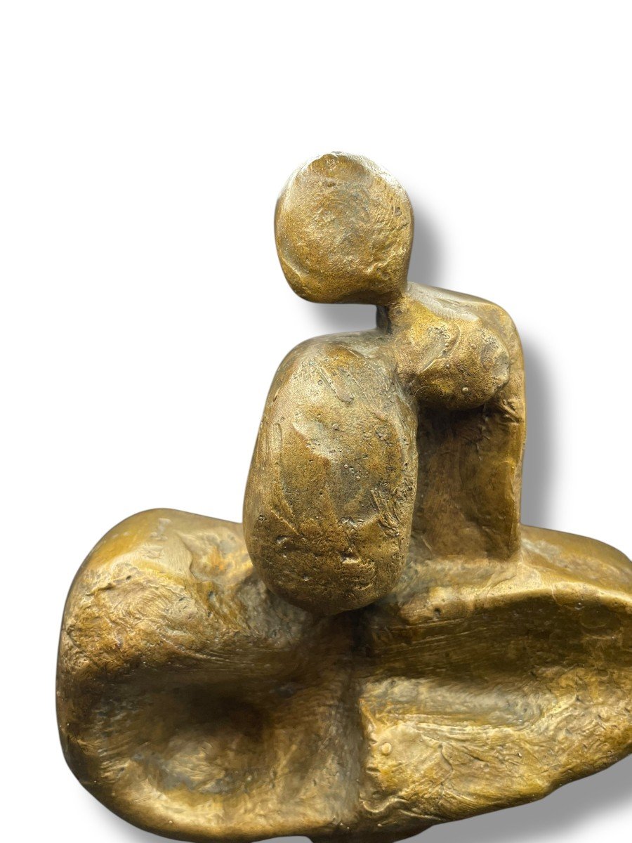 Femme épreuve En Bronze Moderniste-photo-8