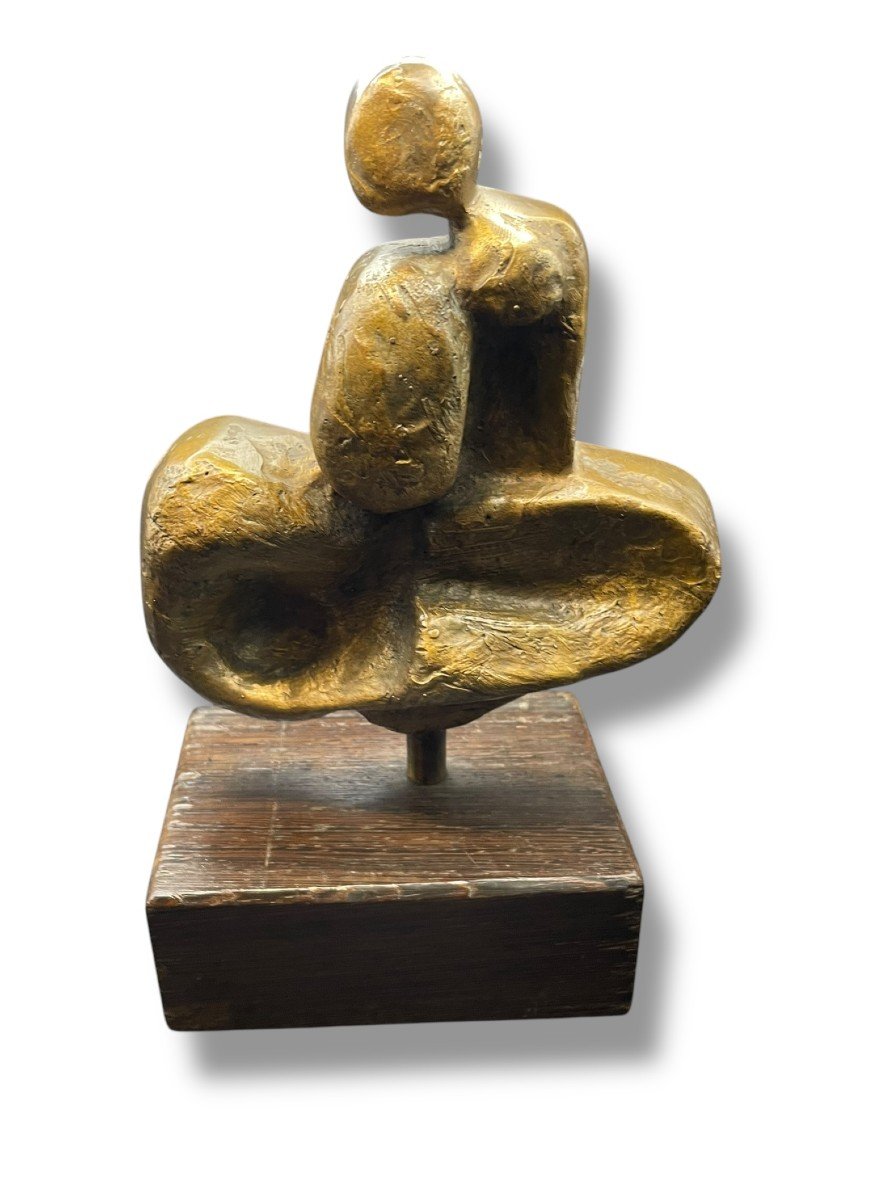 Femme épreuve En Bronze Moderniste