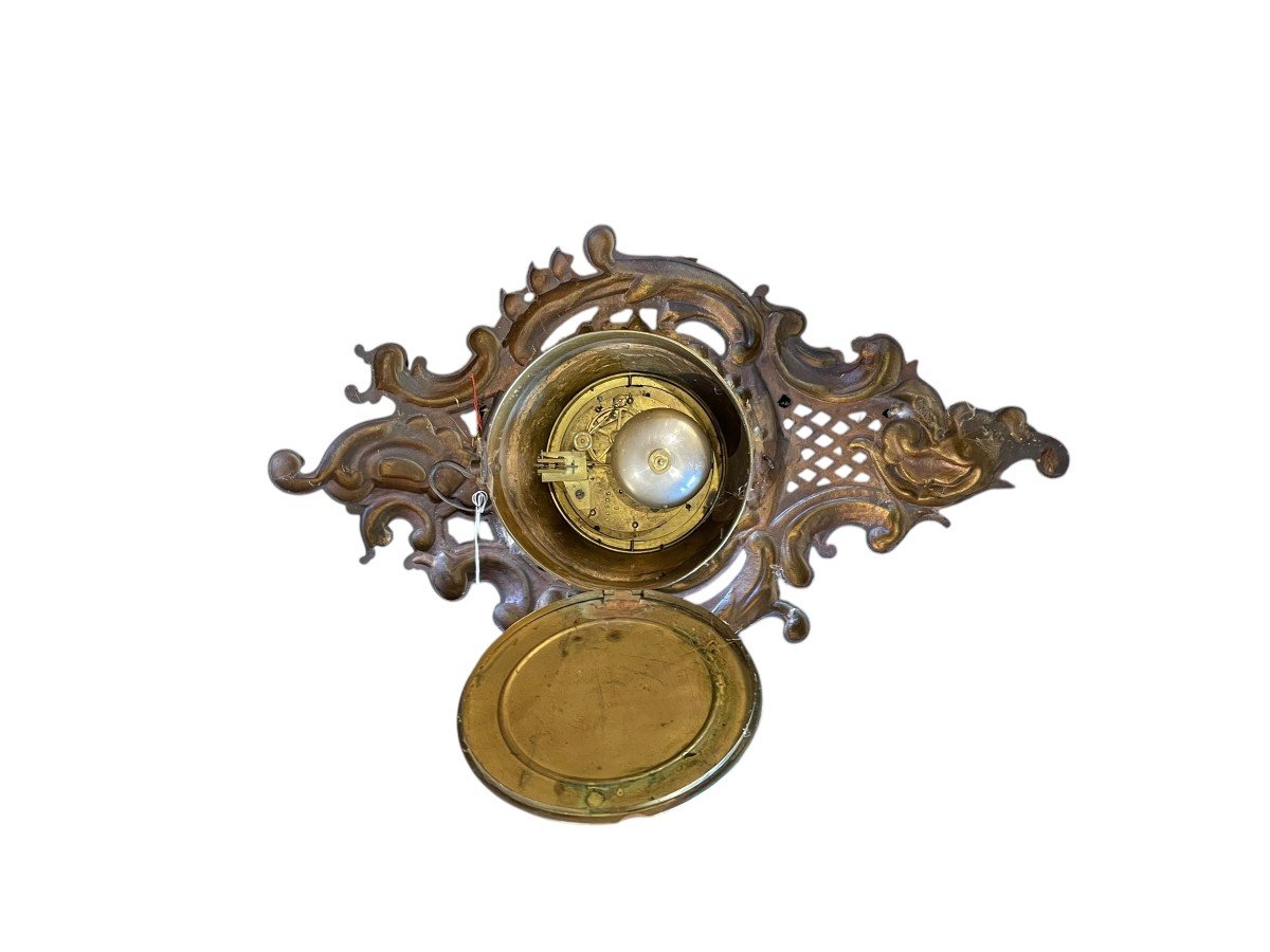 Rocaille Style Wall Light In Bronze-photo-6