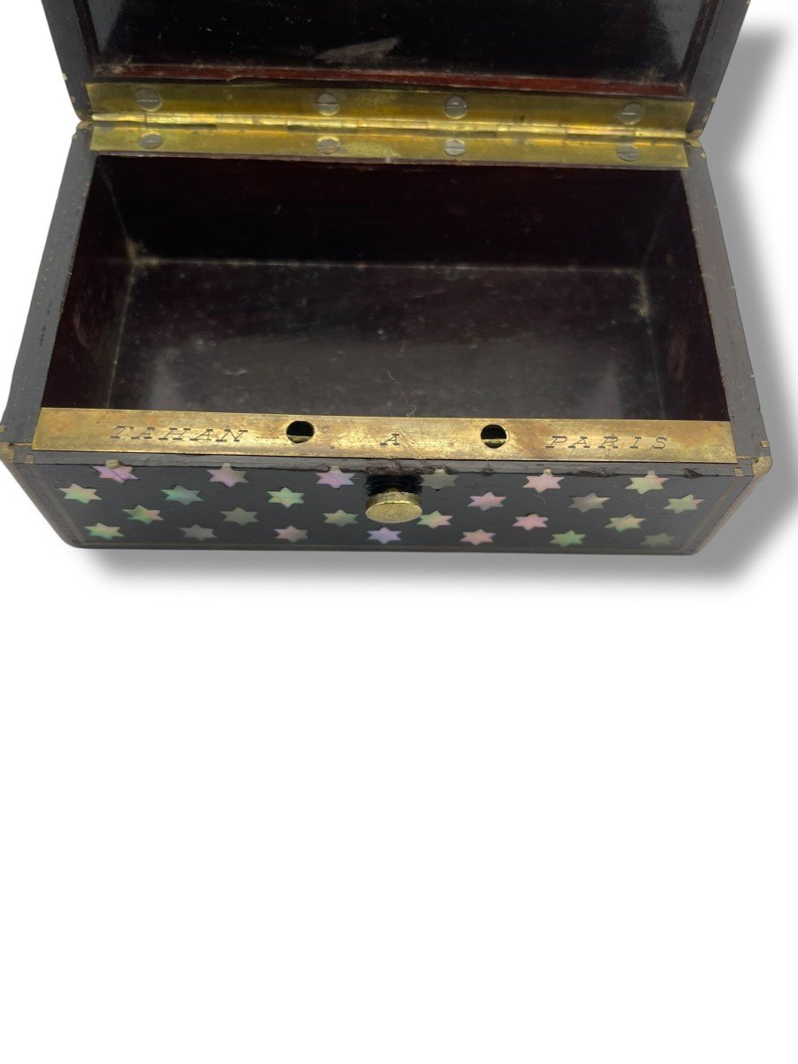 Tahan Wooden Box And Mother-of-pearl Marquetry-photo-3