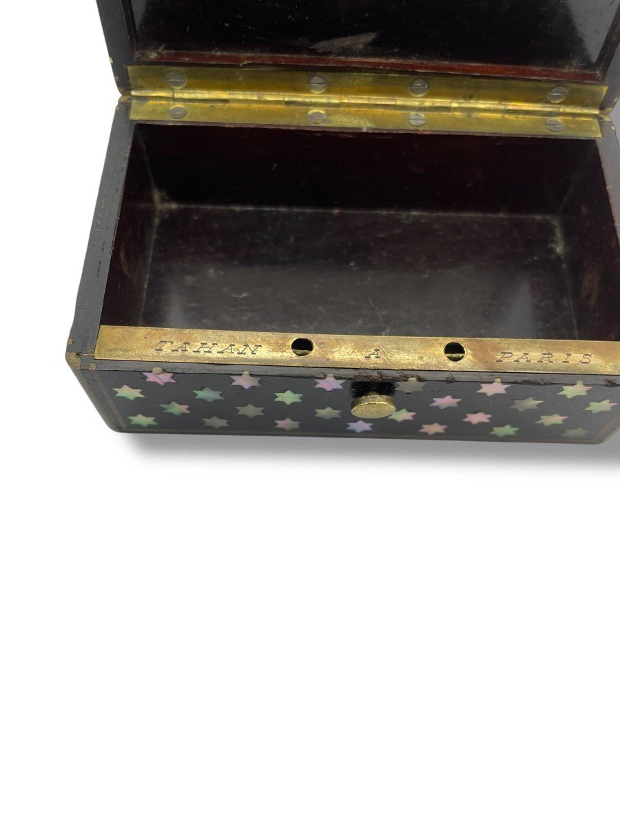 Tahan Wooden Box And Mother-of-pearl Marquetry-photo-4