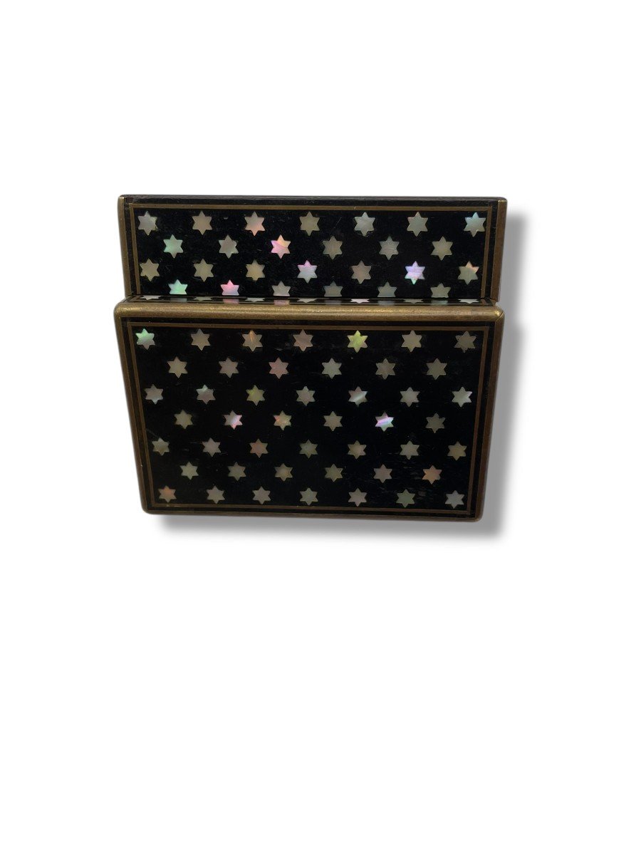 Tahan Wooden Box And Mother-of-pearl Marquetry-photo-8