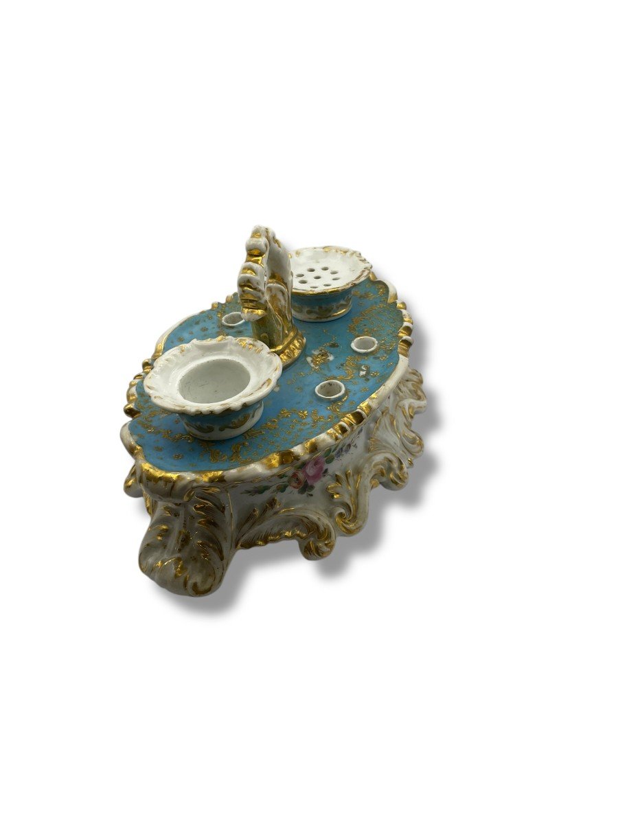 Jacob Petit Style Paris Porcelain Inkwell-photo-1