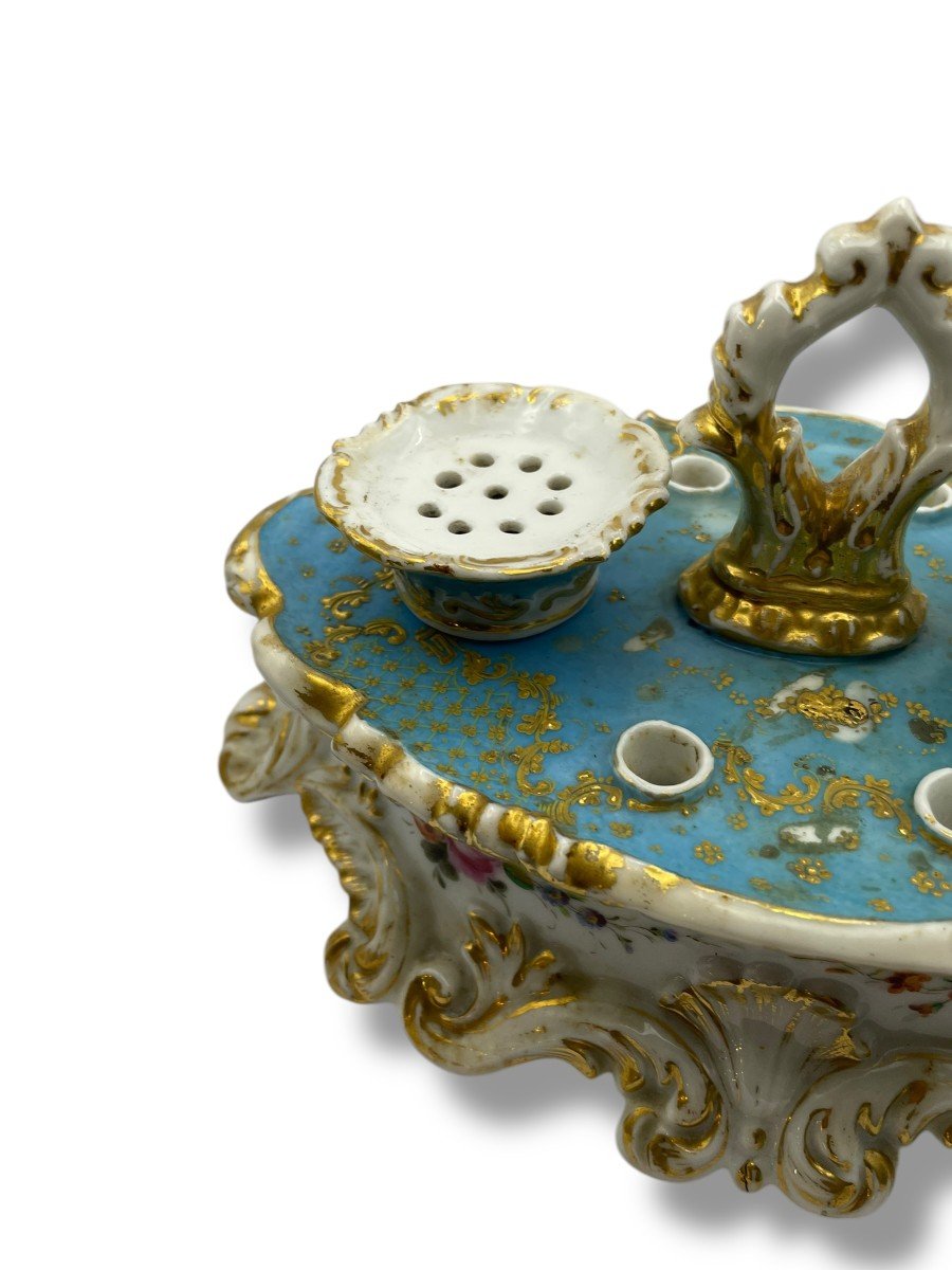 Jacob Petit Style Paris Porcelain Inkwell-photo-7