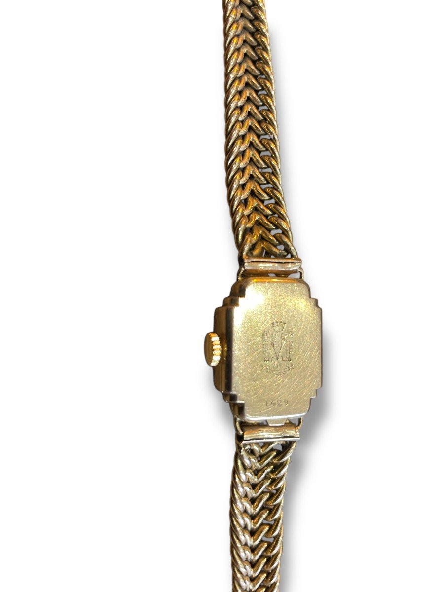 Lip Lady's Watch In Solid Gold-photo-1