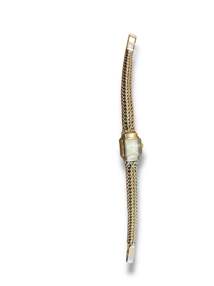 Lip Lady's Watch In Solid Gold-photo-3