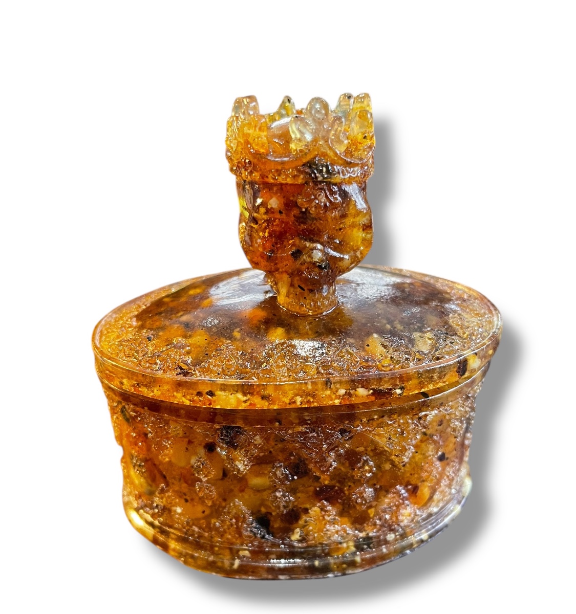 Crowned Vanity Box Amber Composition