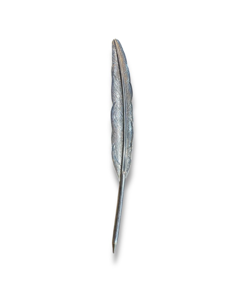 Plume à écrirer En Argent Massif-photo-6