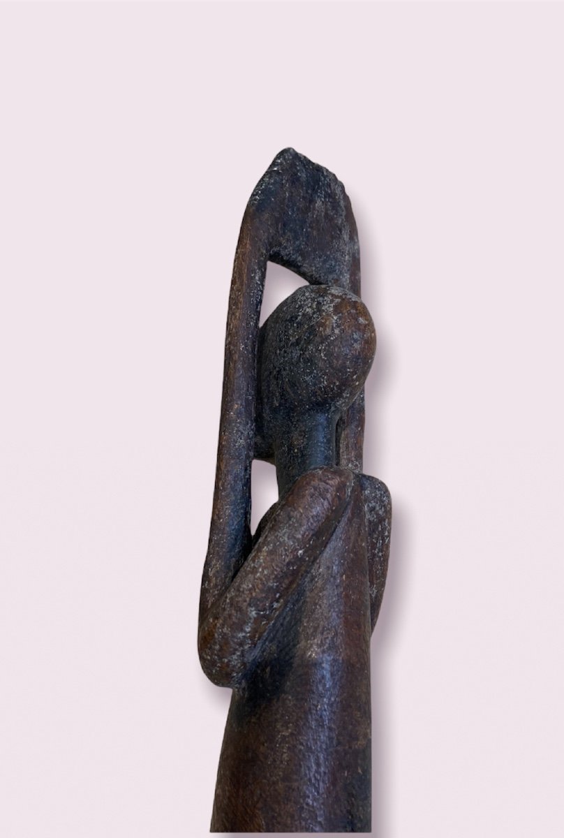 Figure d'Ancêtre En Bois Dogon - Mali XXeme-photo-3