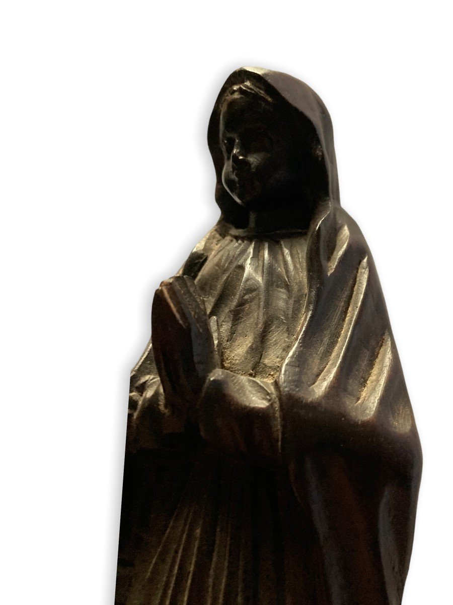 Vierge En Bois Sombre sculpté Afrique De l'Est-photo-2