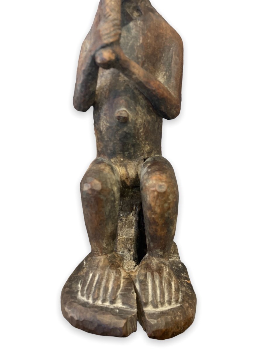 Statue Africaine Figure D’ancêtre En Bois Exotique-photo-7