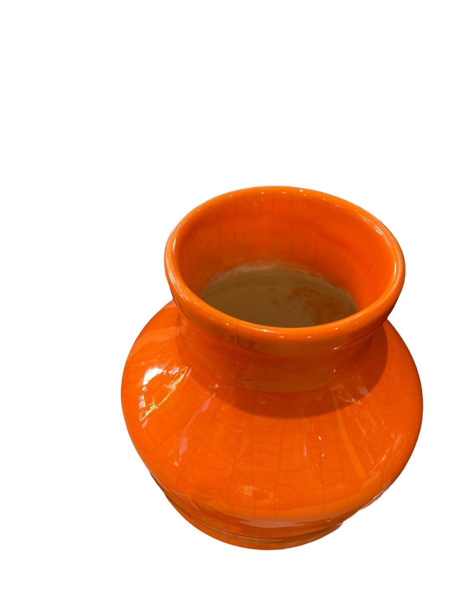 Max Ildas Orange Ceramic Vase-photo-1