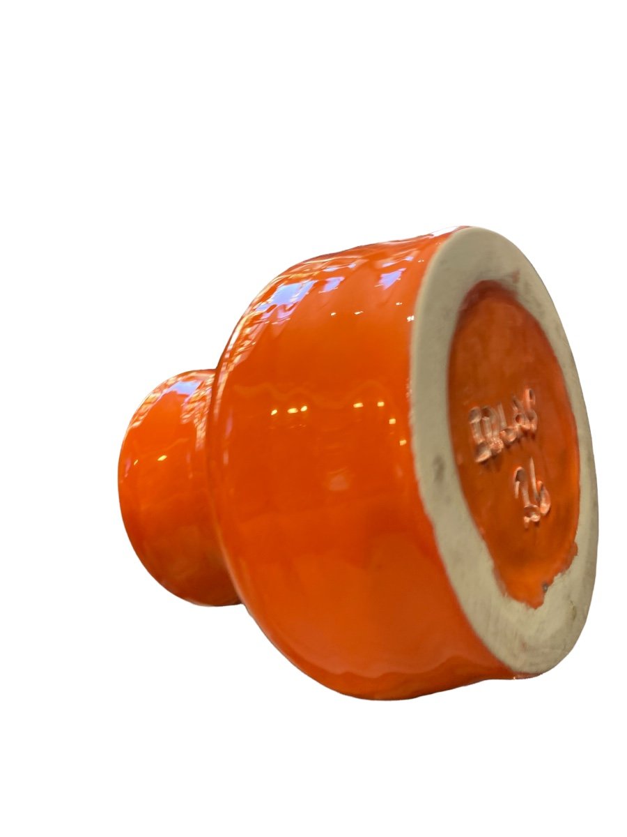 Max Ildas Orange Ceramic Vase-photo-3