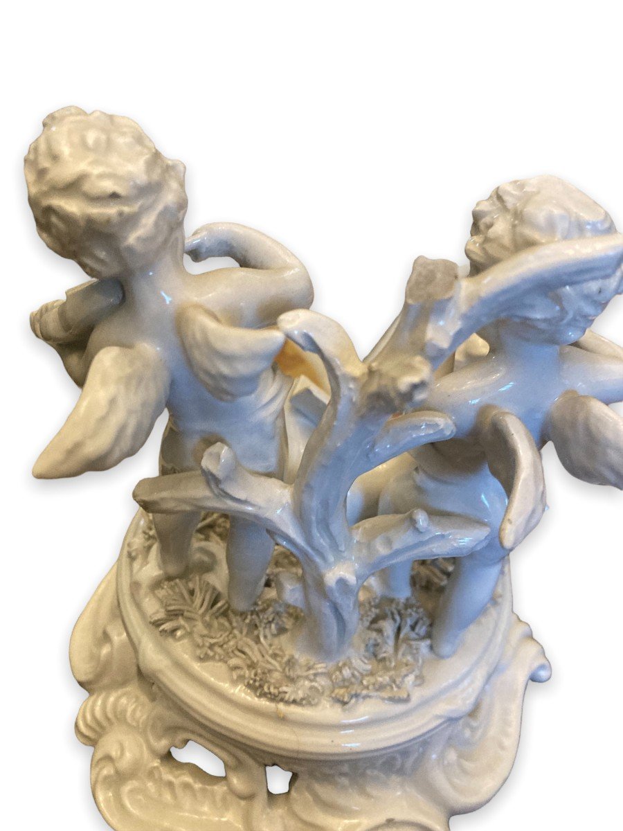 Cherubim Musicians - Porcelain Centerpiece-photo-1