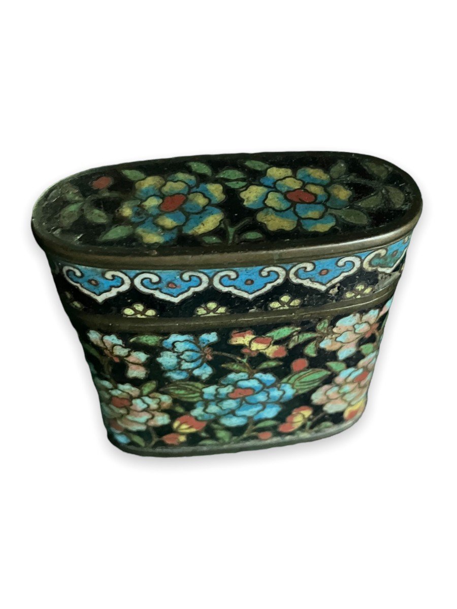 Chinese Cloisonne Case XIXth-photo-3