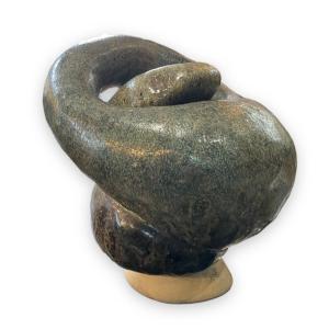 Modern Polished Pebble Sculpture