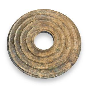 Important Bi Disc In Nephrite Stone