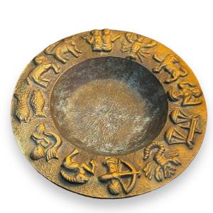 Bronze Dish Horoscope Signs Of The Zodiac