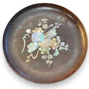 Indochinese Cup In Mother-of-pearl And Rosewood