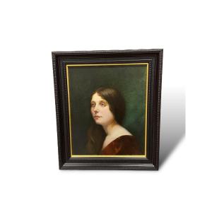 Portrait Of A Woman Signed W. Bouguereau