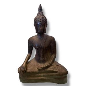 Ayutthaya Buddha In Bronze Siam Late 18th Early 19th Century