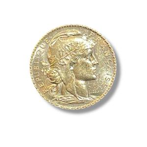 1913 Marianne Au Coq Gold Coin