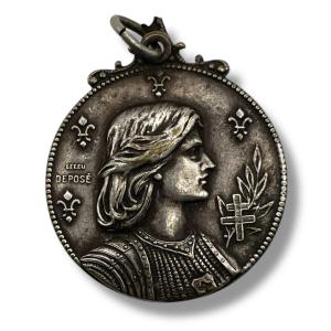 Joan Of Arc Medal Model By Leleu