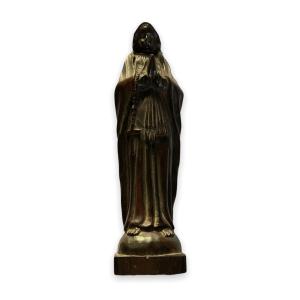 Virgin In Carved Dark Wood East Africa