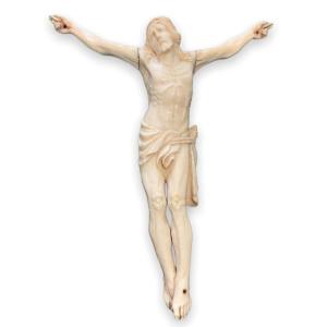 Christ In Ivory From Dieppe XIXth