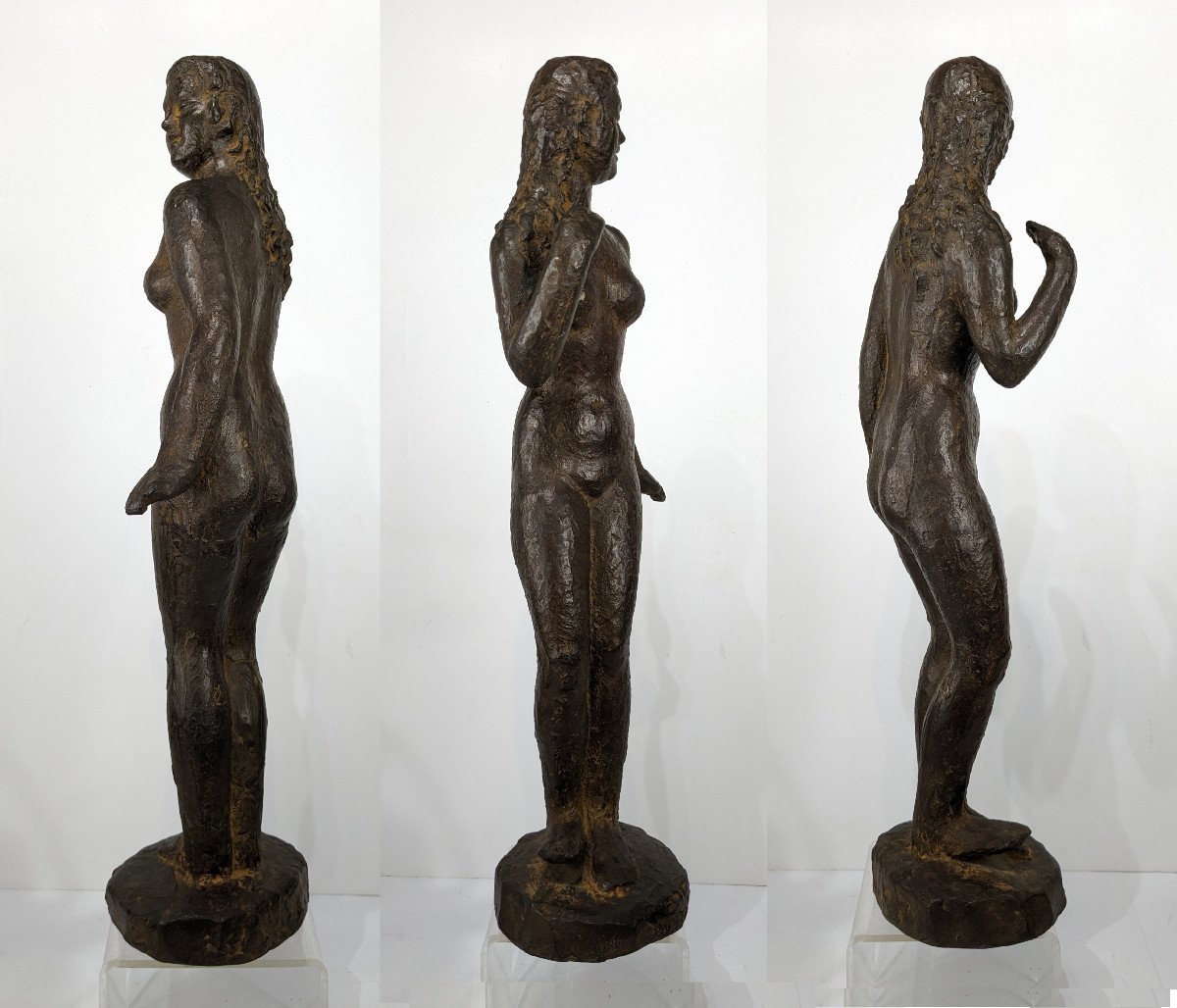 Nude Dancer - Bronze 1970-80 - H 51cm-photo-4