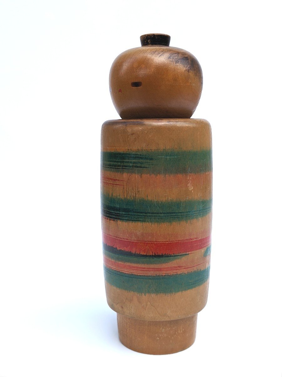 Yamaka Sanpei - Kokeshi Circa 1970 . -  Kok200(6)-photo-3