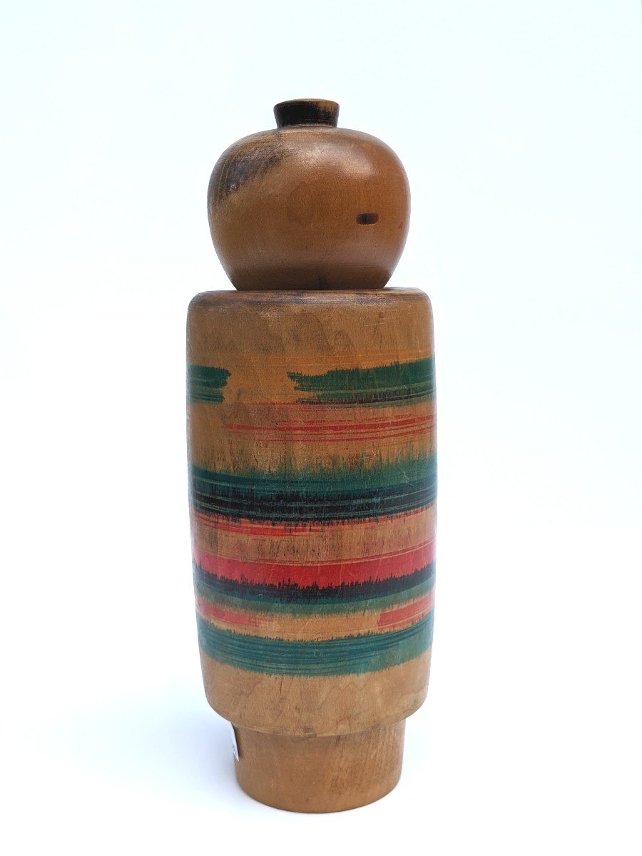 Yamaka Sanpei - Kokeshi Circa 1970 . -  Kok200(6)-photo-2