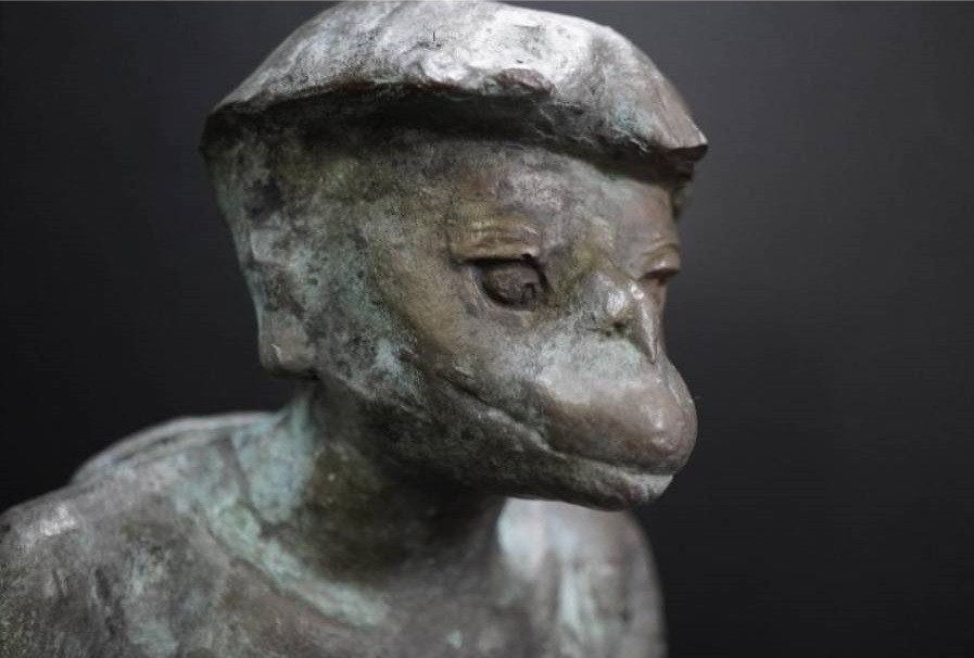 Un Kappa - bronze par Jiichi Kome ( 1899-1989) - circa 1930-50-photo-3