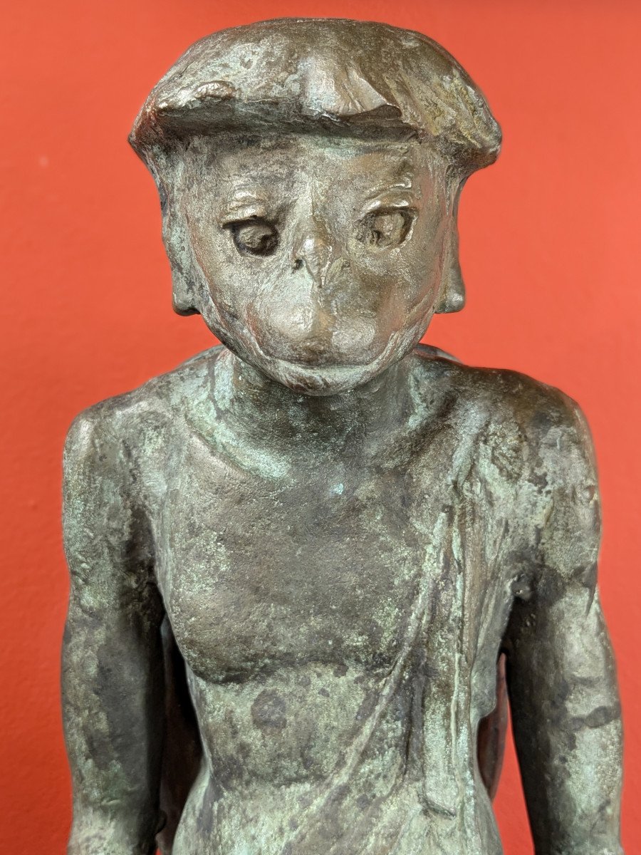 Un Kappa - bronze par Jiichi Kome ( 1899-1989) - circa 1930-50-photo-3