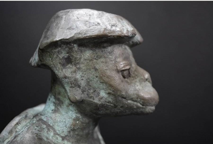 Un Kappa - bronze par Jiichi Kome ( 1899-1989) - circa 1930-50-photo-6