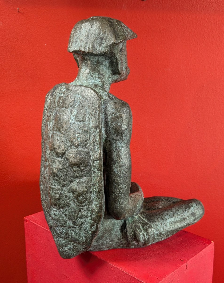 Un Kappa - bronze par Jiichi Kome ( 1899-1989) - circa 1930-50-photo-6