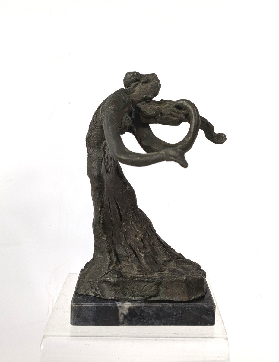 Le violoniste ou Orphée - bronze-photo-2