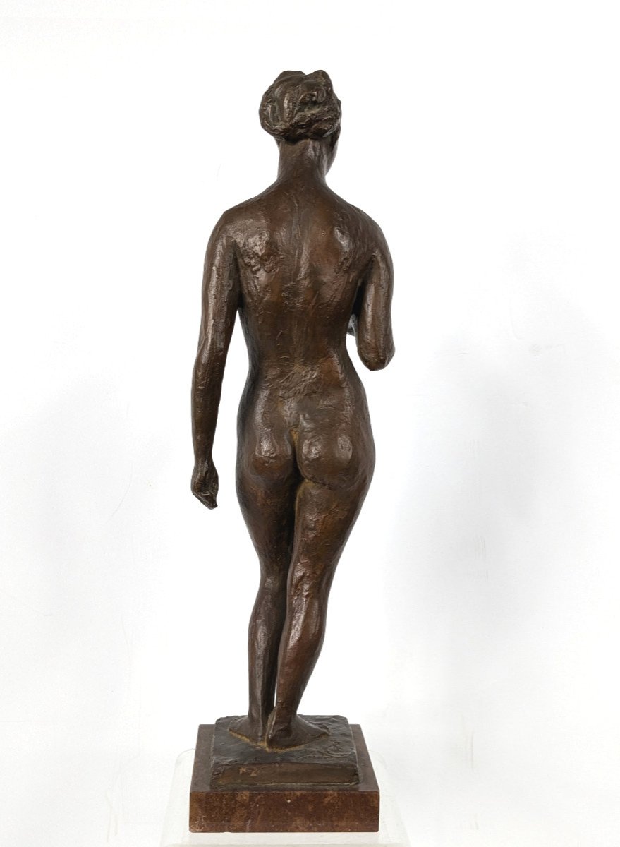 The Indifferent One - Bronze Nude Circa 1950-photo-6