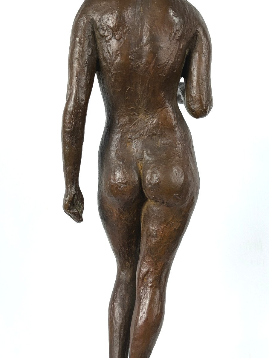 The Indifferent One - Bronze Nude Circa 1950-photo-7