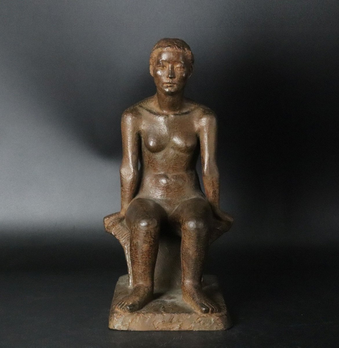 Nu Assis - Bronze Circa 1970-80-photo-3