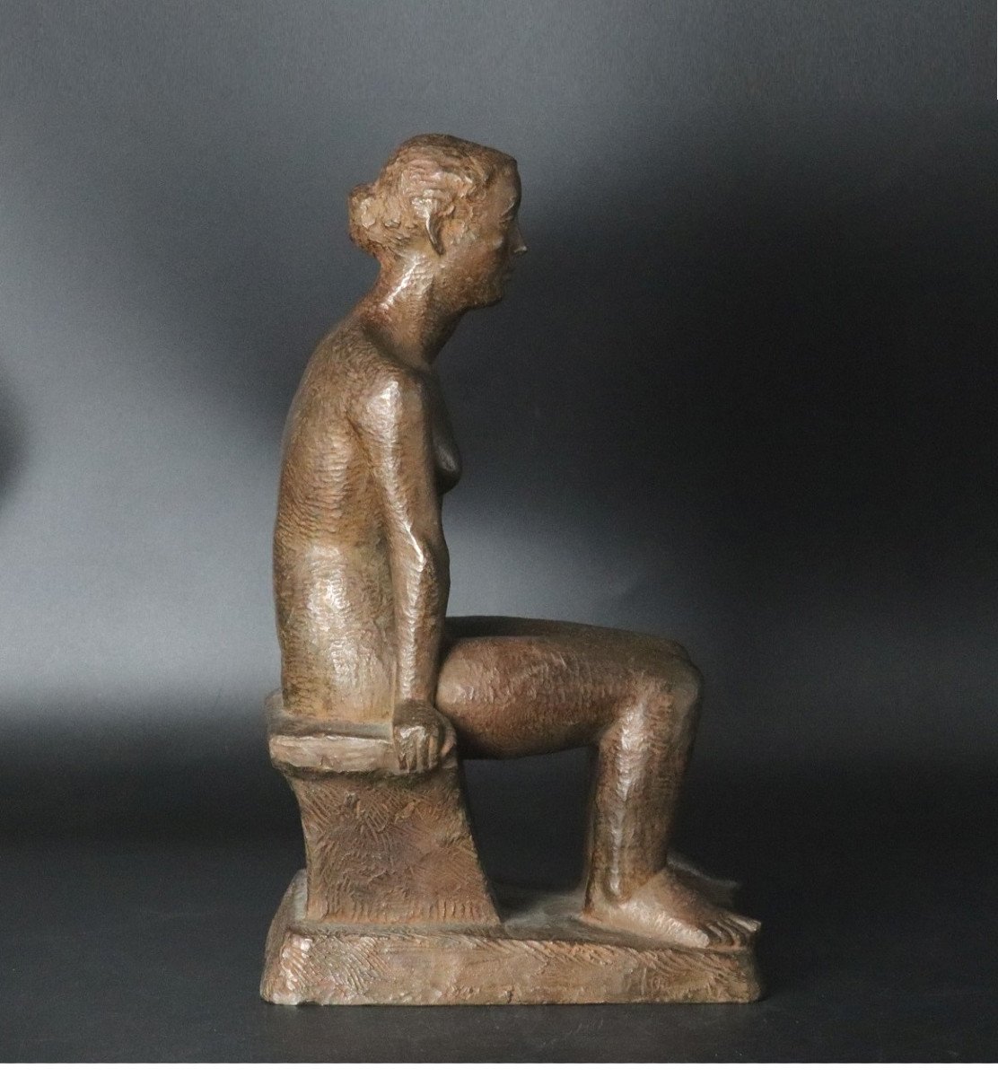 Nu Assis - Bronze Circa 1970-80-photo-2