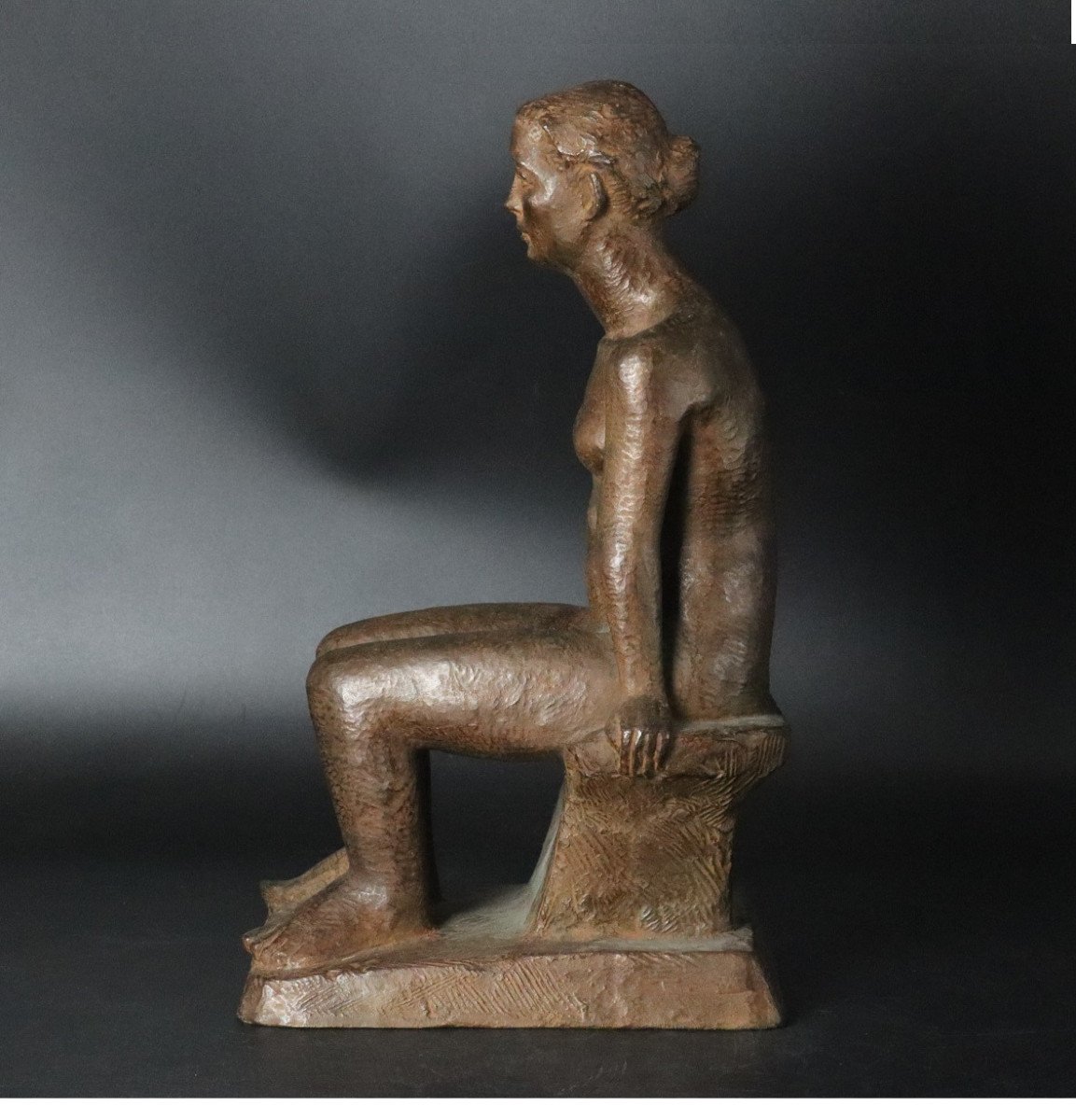 Nu Assis - Bronze Circa 1970-80-photo-6