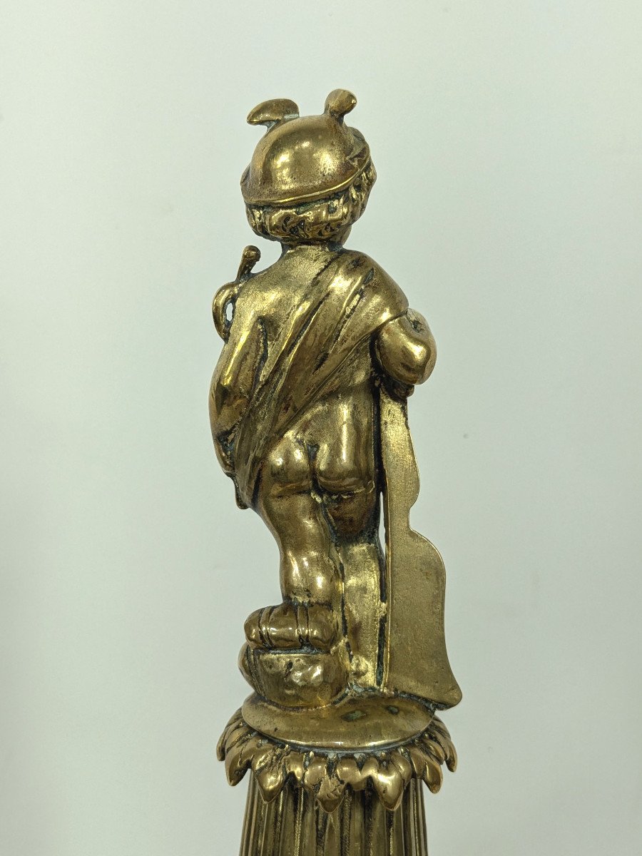 Mercury Child - Late 18th Century Subject - Brass-photo-1