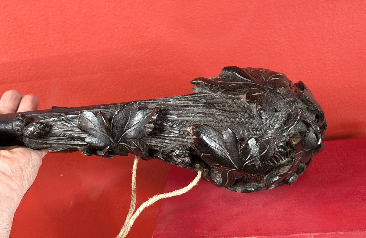 Black Forest Pipe Maker Sign, 77cm - Black Forest Second Half Of The 19th Century-photo-3