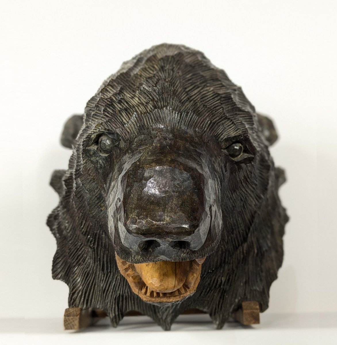 Growing Bear Head - Ainu Work Circa 1960 -70 - Japan