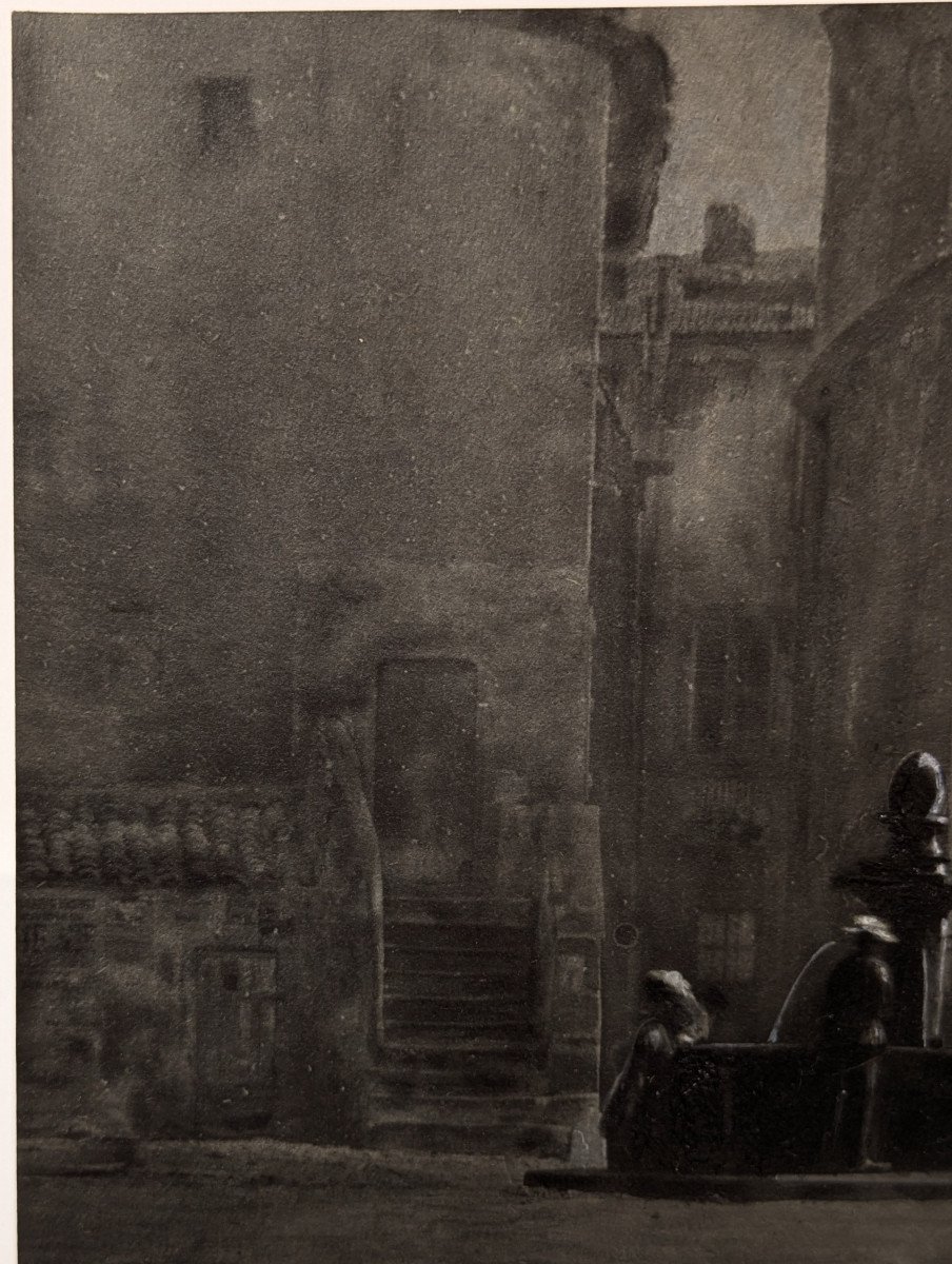 Pictorialist Photograph, The Fountain - Circa 1900 - N°9-photo-1