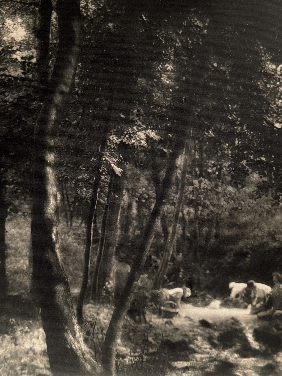 Pictorialist Photograph, The Washerwomen - Circa 1900 - N°10-photo-2