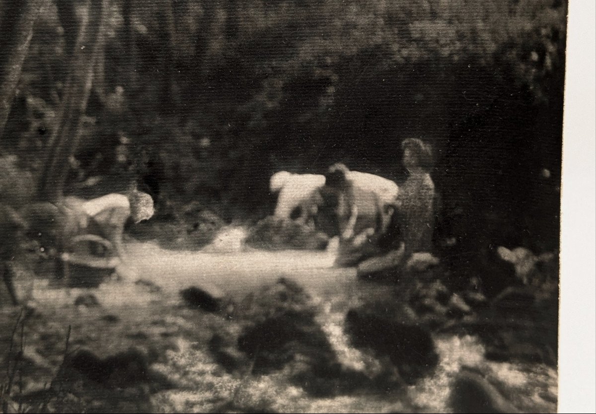 Pictorialist Photograph, The Washerwomen - Circa 1900 - N°10-photo-3