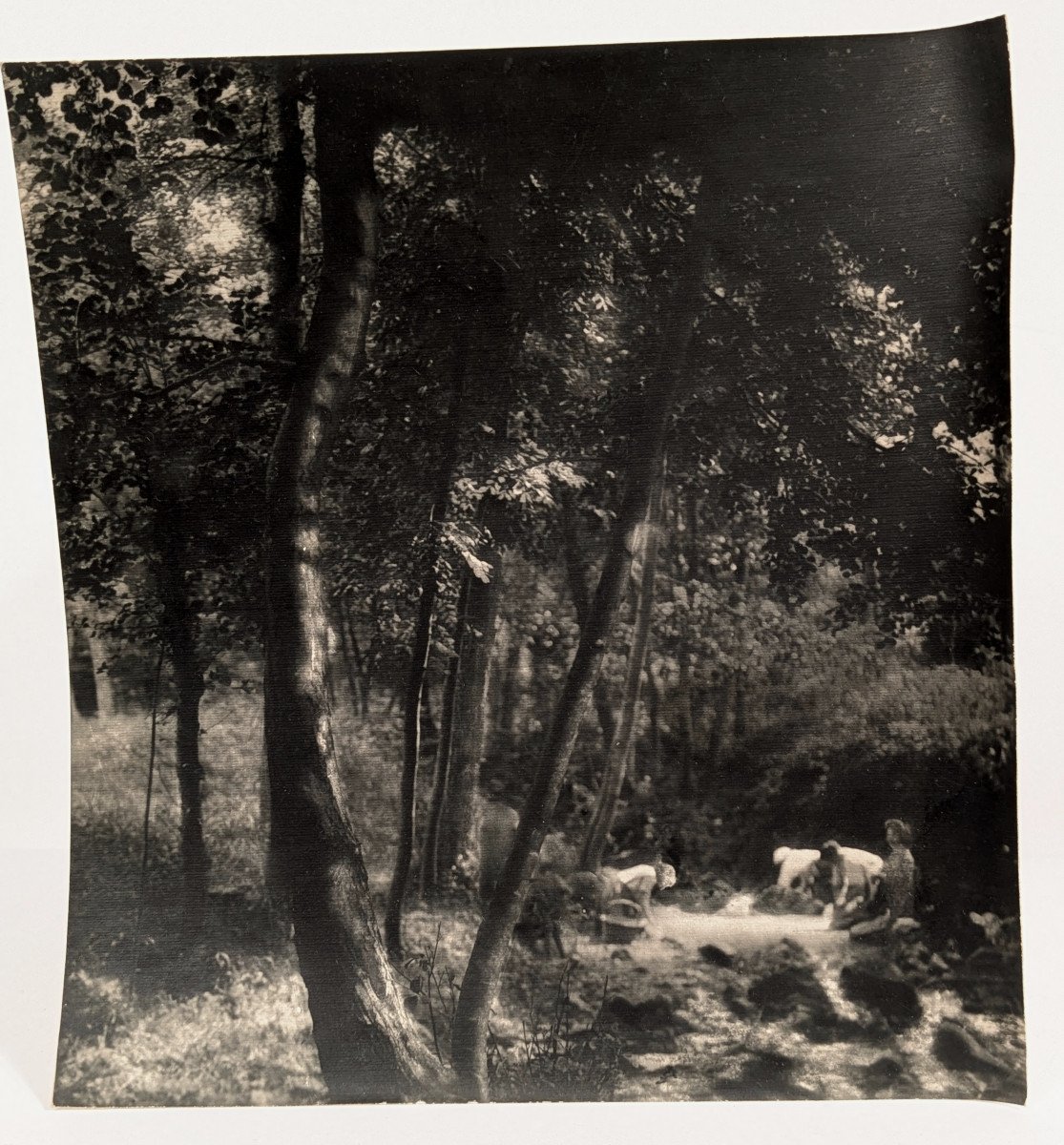 Pictorialist Photograph, The Washerwomen - Circa 1900 - N°10