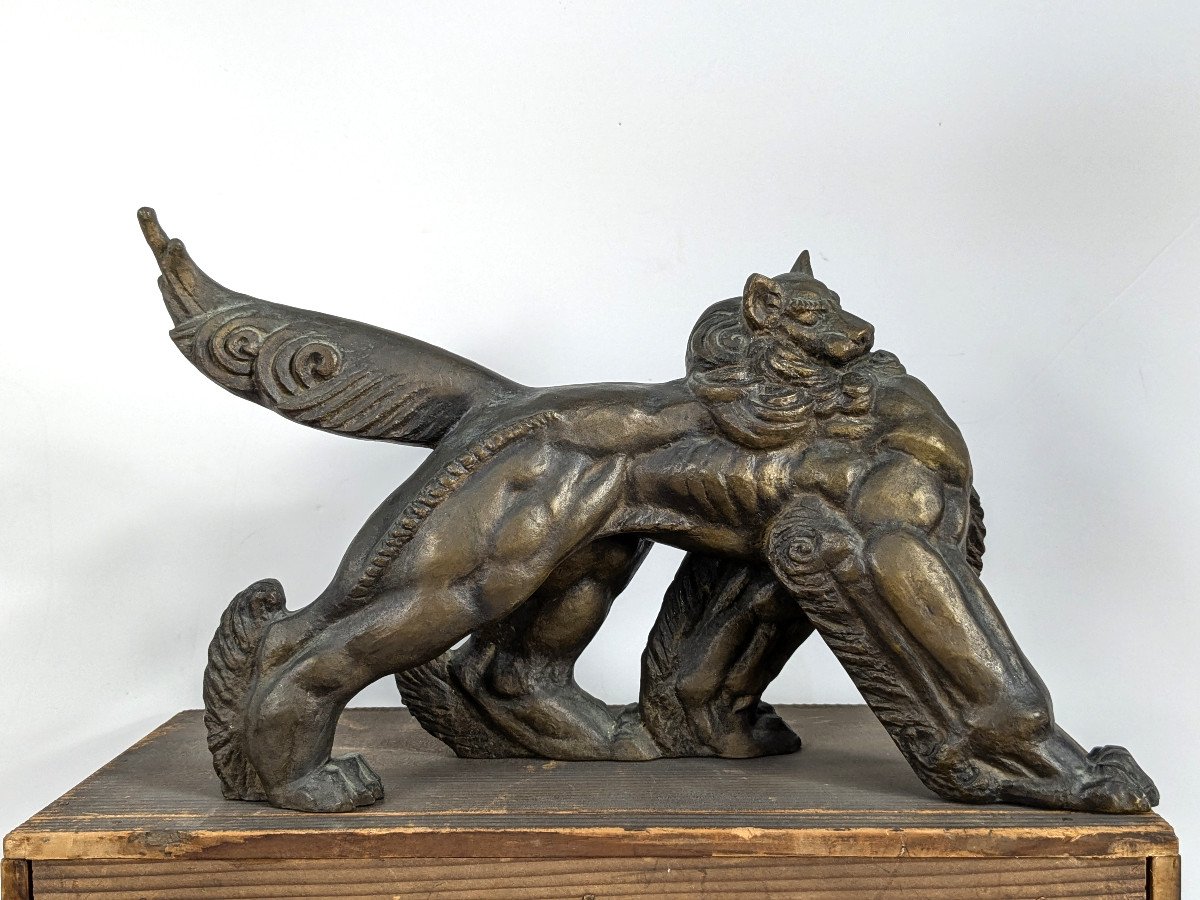 Lion  ou chimére sacrée Art Deco - Japon 1930-50 - Hideyoshi Nakagaki (1906-1981)